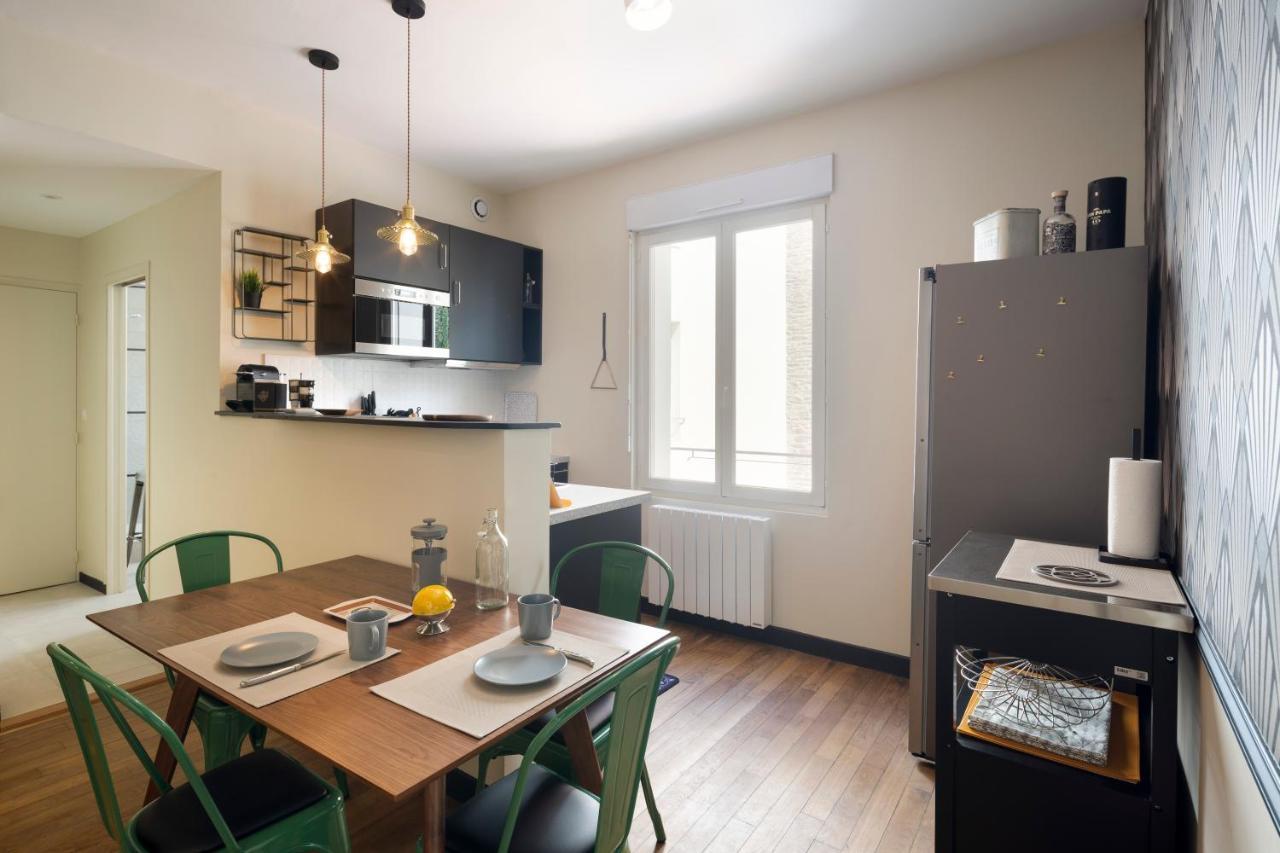 Le Brooklyn - Inspiration Us A Deux Pas Des Quais Apartment Rennes Luaran gambar
